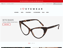 Tablet Screenshot of ihearteyewear.com